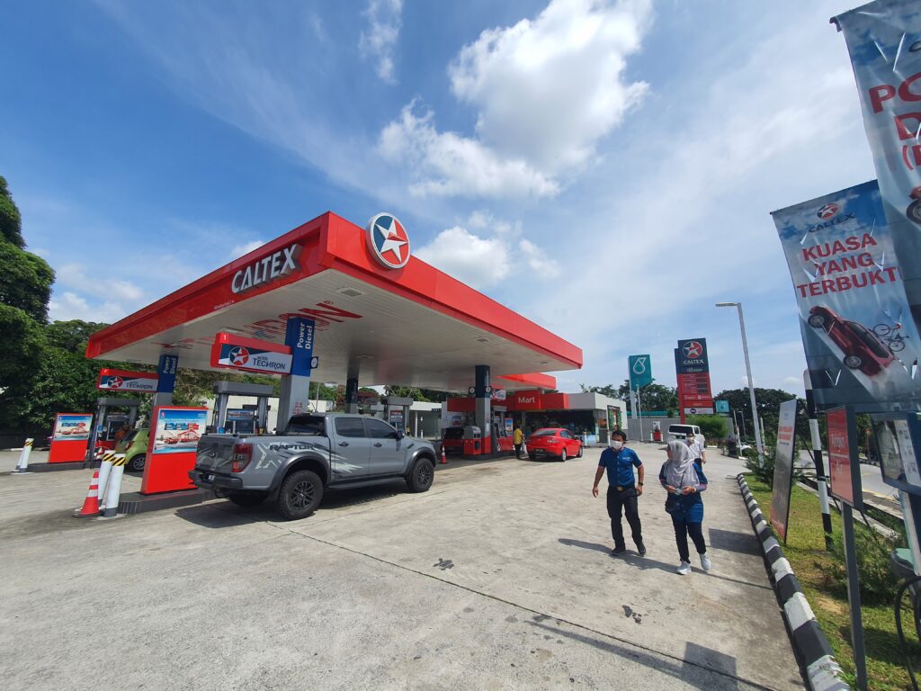 Caltex Ayer Keroh Southbound